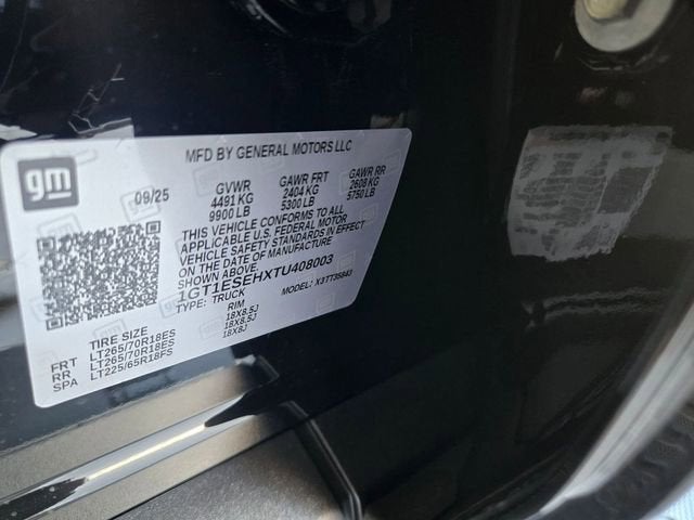 2026 GMC Sierra EV Elevation Standard Range