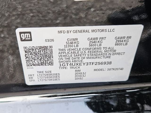 2026 GMC Sierra 2500 HD Denali Ultimate