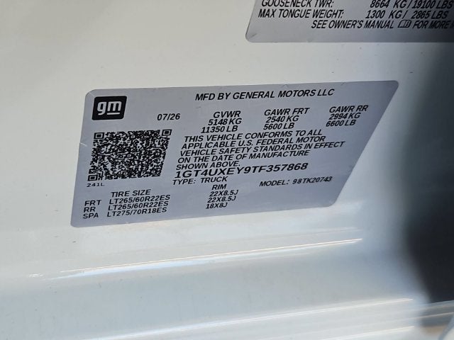 2026 GMC Sierra 2500 HD Denali Ultimate