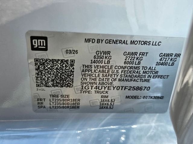 2026 GMC Sierra 3500 HD Denali Ultimate DRW