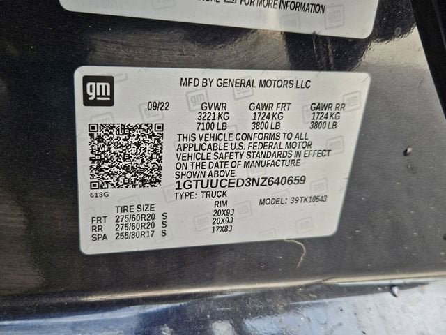 2022 GMC Sierra 1500 Elevation