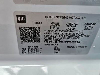 2026 GMC Sierra 1500 Denali Ultimate