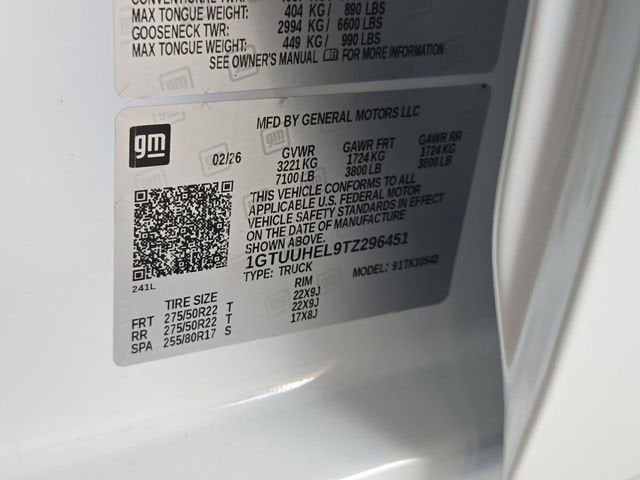 2026 GMC Sierra 1500 Denali Ultimate