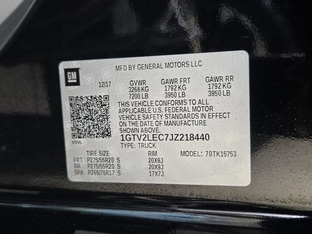 2018 GMC Sierra 1500 DBL CAB 4WD