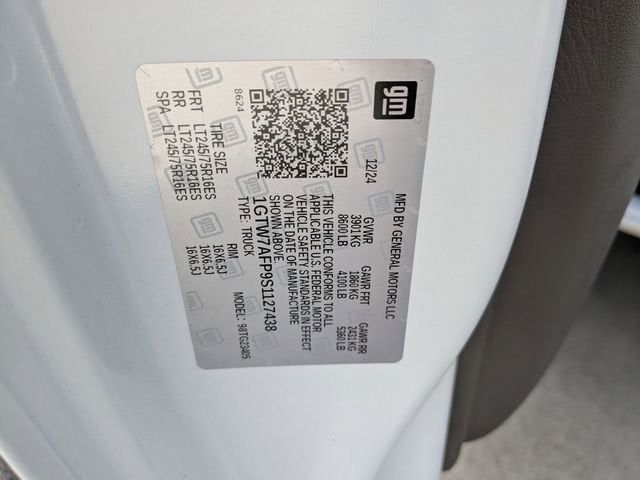 2025 GMC Savana Cargo Work Van