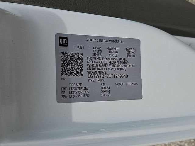 2026 GMC Savana Cargo Work Van