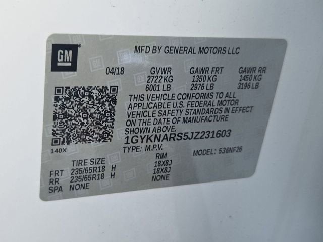 2018 Cadillac XT5 FWD