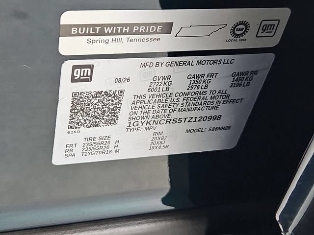 2026 Cadillac XT5 Premium Luxury