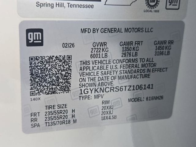 2026 Cadillac XT5 Premium Luxury