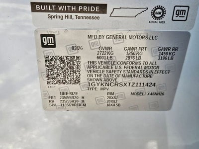 2026 Cadillac XT5 Premium Luxury