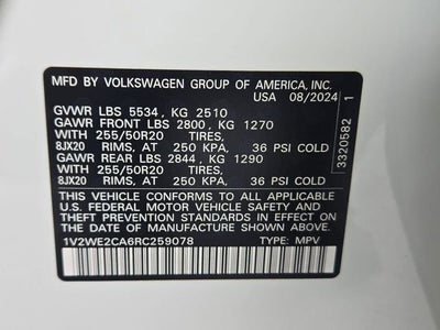 2024 Volkswagen Atlas Cross Sport 2.0T SE w/Technology