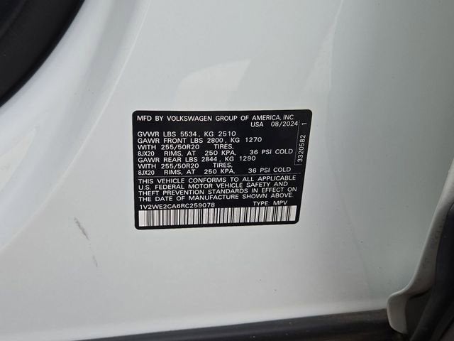 2024 Volkswagen Atlas Cross Sport 2.0T SE w/Technology