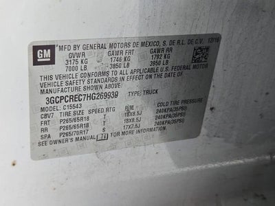 2017 Chevrolet Silverado 1500 LT