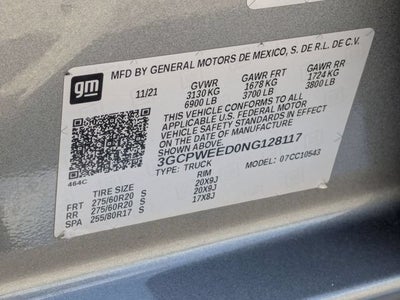 2022 Chevrolet Silverado 1500 LTD LTZ