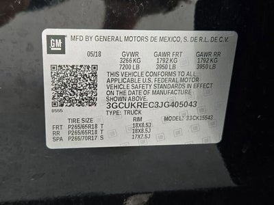 2018 Chevrolet Silverado 1500 LT