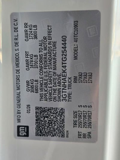 2026 GMC Sierra 1500 Pro