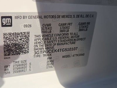 2026 GMC Sierra 1500 Elevation