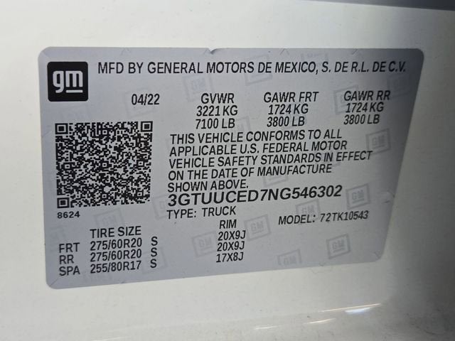 2022 GMC Sierra 1500 Elevation