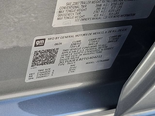 2026 GMC Sierra 1500 AT4