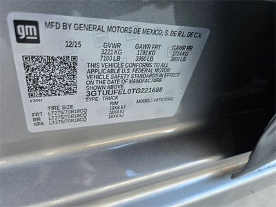 2026 GMC Sierra 1500 AT4X