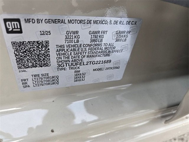 2026 GMC Sierra 1500 AT4X