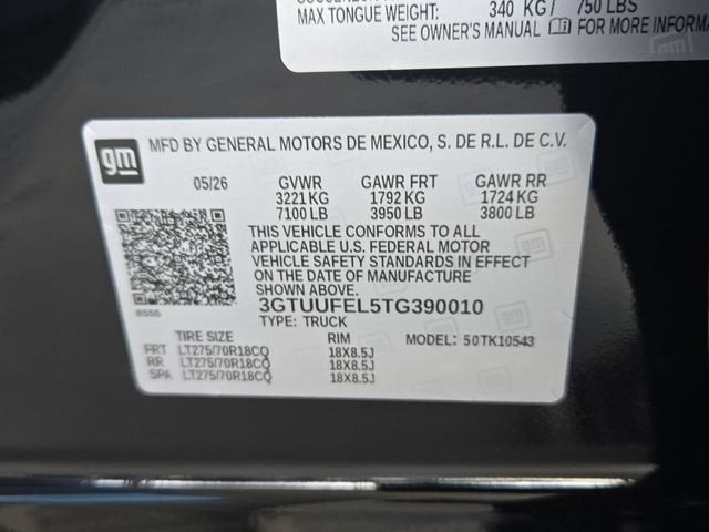 2026 GMC Sierra 1500 AT4X