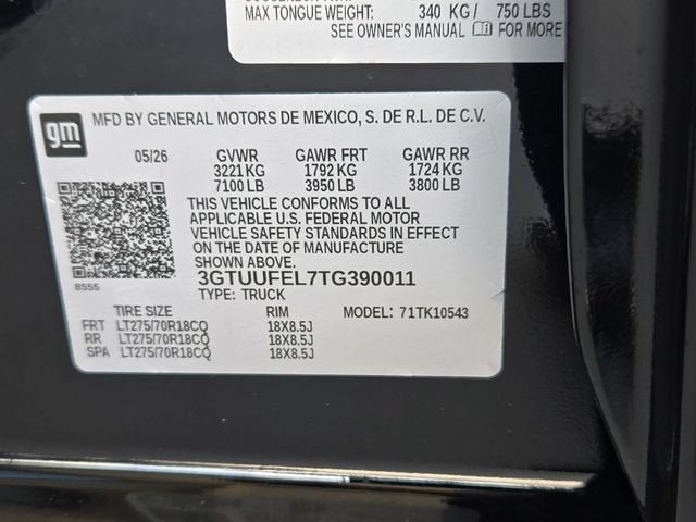 2026 GMC Sierra 1500 AT4X