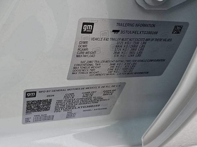 2026 GMC Sierra 1500 AT4X
