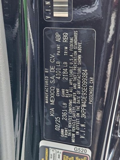 2025 Kia K4 GT-Line