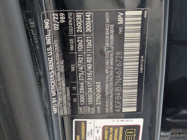 2022 Mercedes-Benz GLE GLE 350