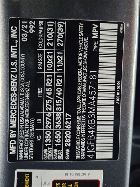 2021 Mercedes-Benz GLE GLE 350