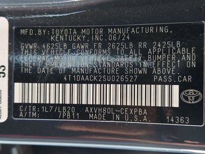 2025 Toyota Camry LE