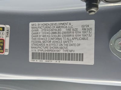 2024 Honda Odyssey Touring
