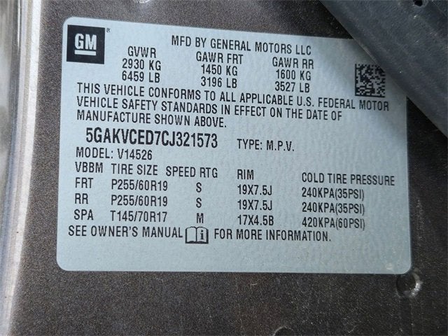 2012 Buick Enclave Leather