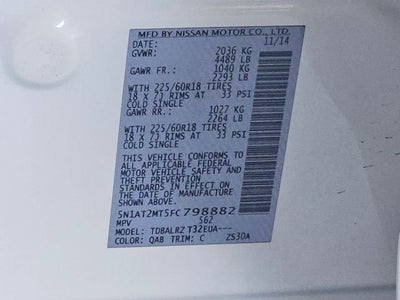 2015 Nissan Rogue SL