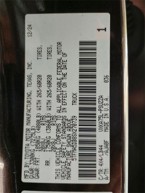 2025 Toyota Tundra 4WD 1794 Edition