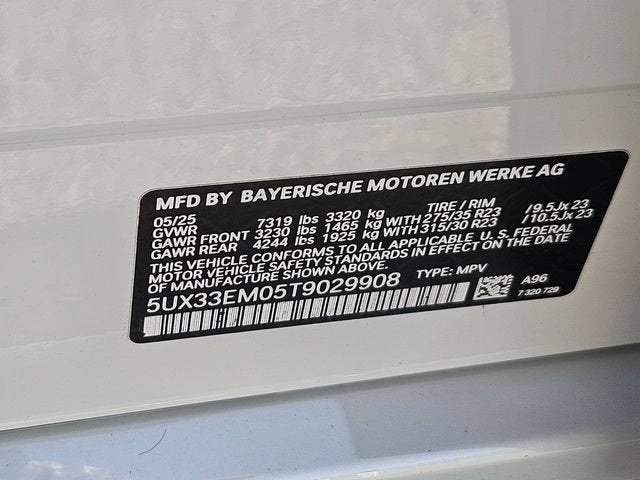 2026 BMW X7 M60i