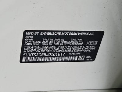 2018 BMW X3 M40i