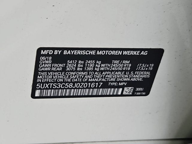 2018 BMW X3 M40i