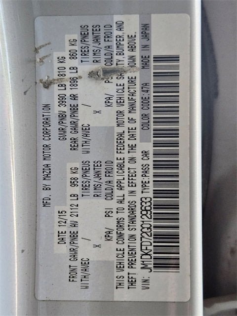 2016 Mazda Mazda CX-3 Grand Touring