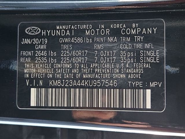 2019 Hyundai Tucson SE