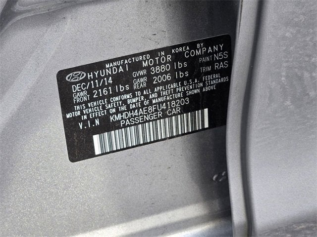 2015 Hyundai Elantra SE