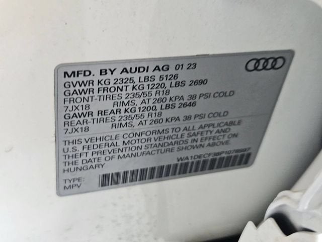 2023 Audi Q3 S line Premium
