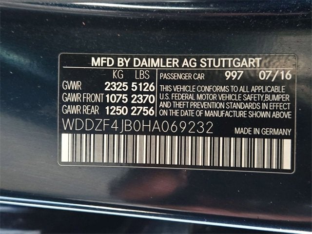 2017 Mercedes-Benz E-Class E 300 Luxury