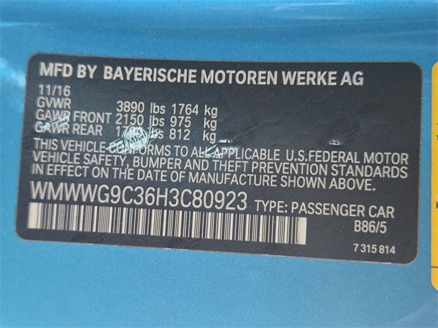 2017 MINI Convertible Cooper S