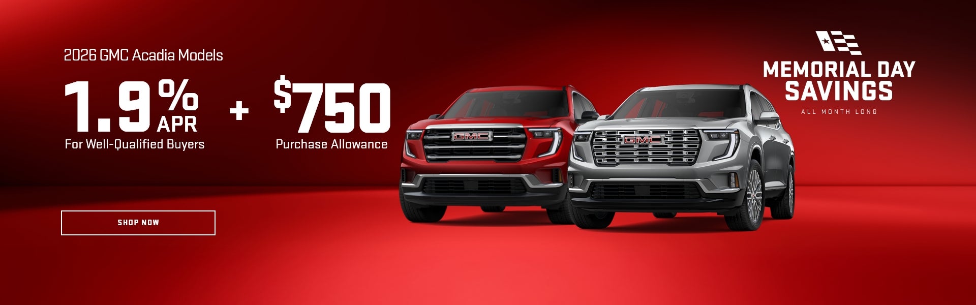 2026 GMC Acadia Models