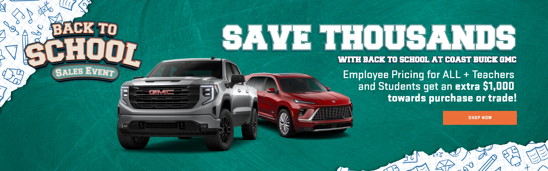Back to School Sales Events
