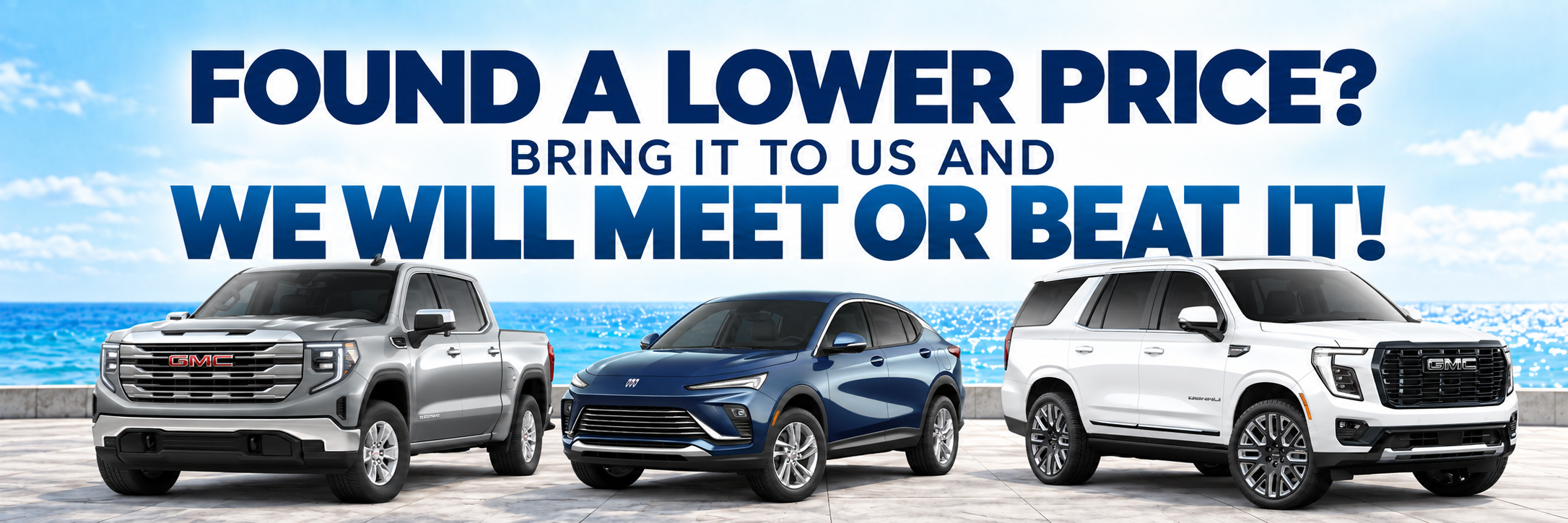 Found a lower Price? Bring it to us