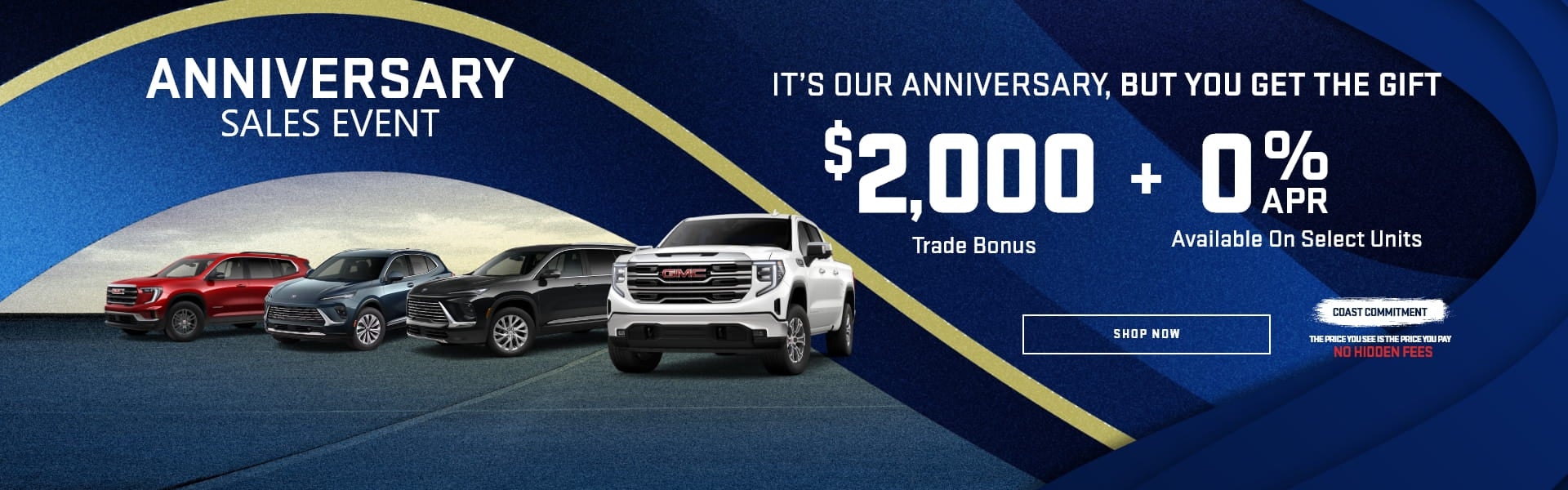 IT'S OUR ANNIVERSARY, BUT YOU GET THE GIFT