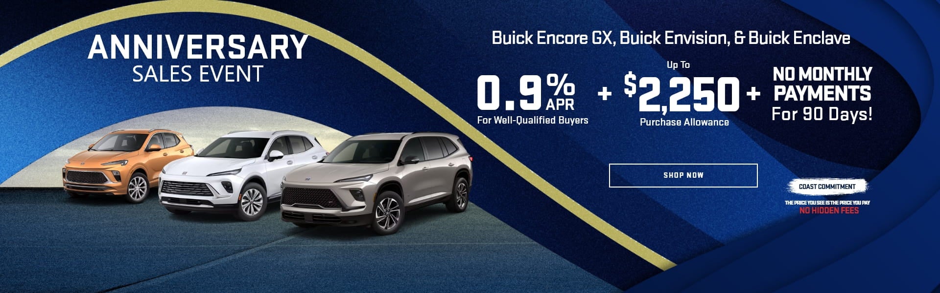 Buick Encore GX, Buick Envision and Buick Enclave